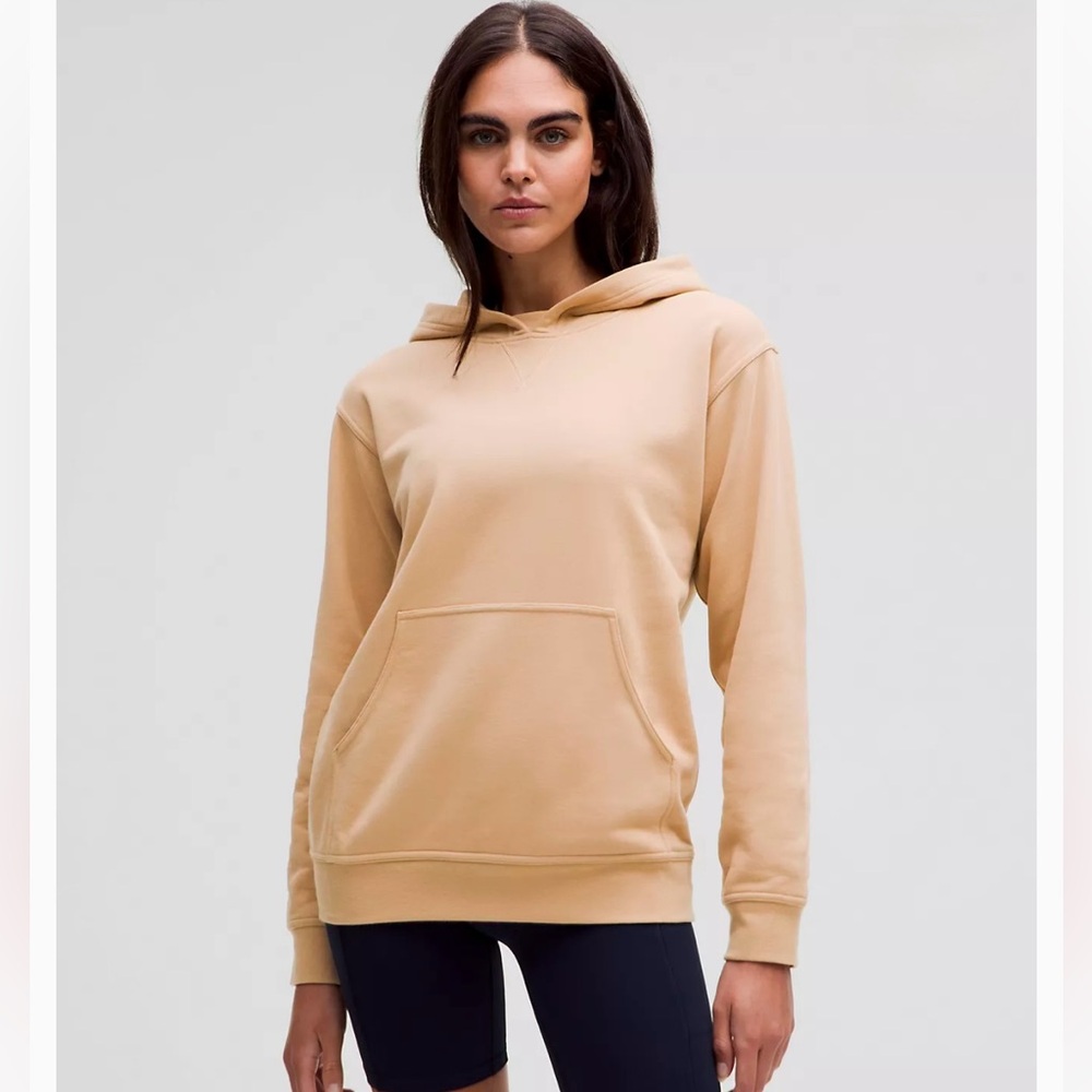 Lululemon Like New All Yours Hoodie French Terry Beech Wood size 10